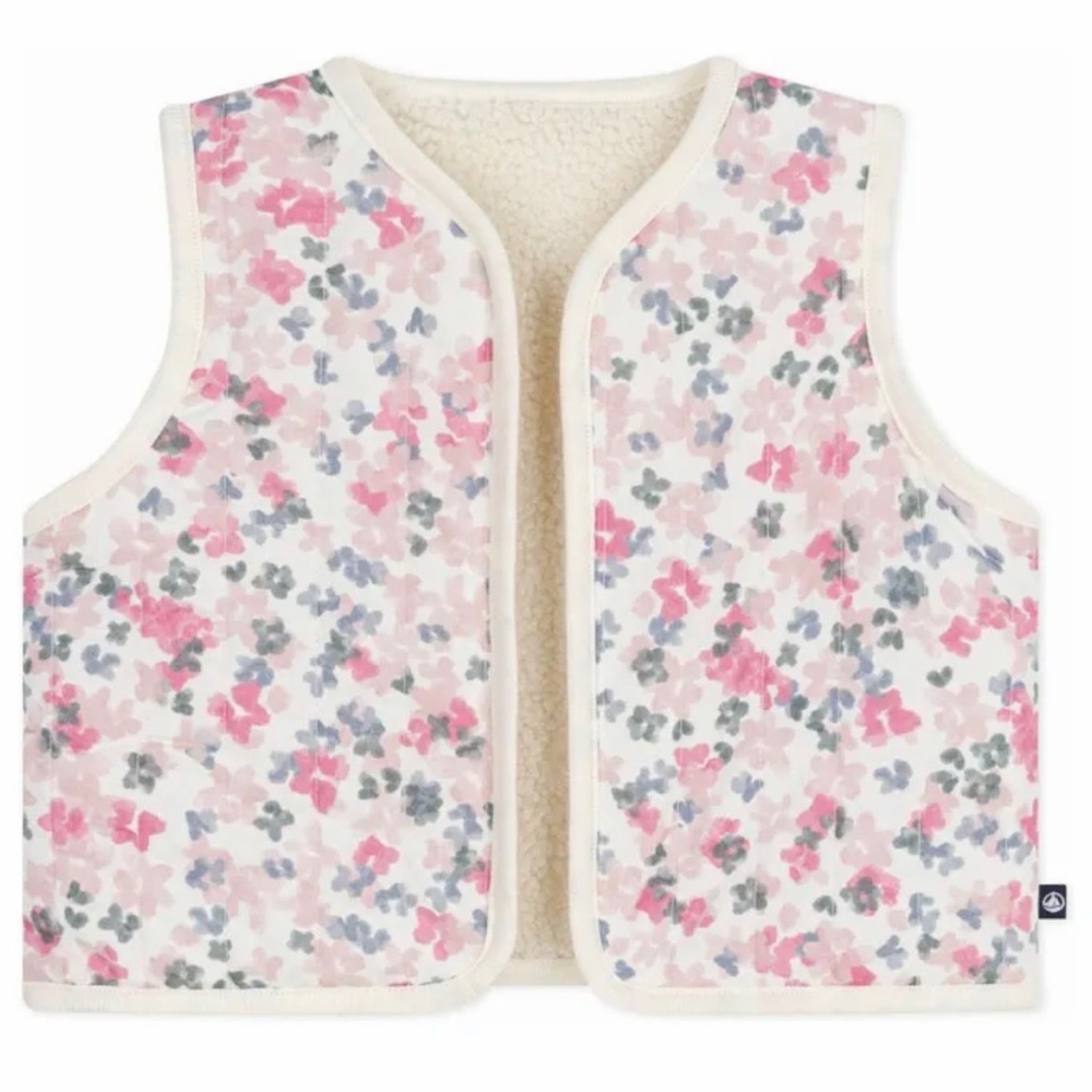 Petit Bateau Kids Floral Vest